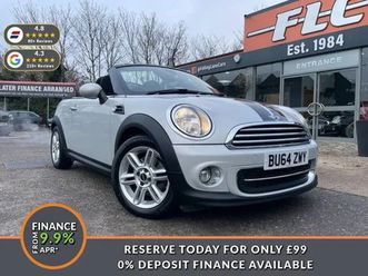 mini roadster 1.6 cooper convertible 2dr petrol manual euro 6 (s/s) (122 ps) convertible 2014, 67000 miles, £5450 - 33042281 - exchangeandmart.co.uk