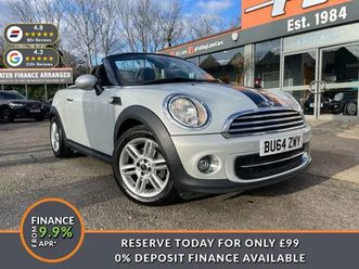 mini roadster 1.6 cooper convertible 2dr petrol manual euro 6 (s/s) (122 ps) convertible 2014, 67000 miles, £5850 - 33042281 - exchangeandmart.co.uk