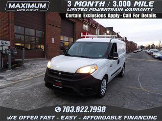 used 2017 ram promaster city tradesman