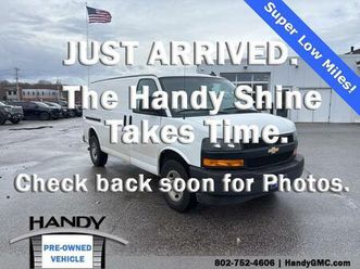 used 2020 chevrolet express 2500 rwd 2500 regular wheelbase wt