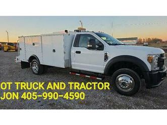 2019 ford f-550 4wd 11ft mechancs lube service utility bed truck 6.8l