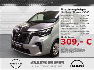 nissan nv300 kombi autom. 8sitzer standheizung l2h1 3,0