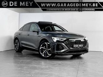 audi q8 e-tron sportback 106 kwh 55 quattro s line / pano / luchtvering / 360°/ carplay