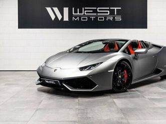 lamborghini huracan spyder lp-610 4 v10 610 1°main française ad personam confort lift alcantara 1410e-mois