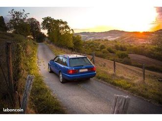 audi s6 plus c4 bleu nogaro