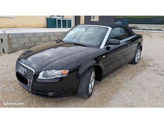 audi a4 cabriolet 2.0 tdi 140 ch année 2008 - 134000 kms