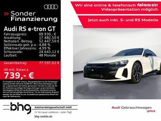 audi e-tron gt rs quattro optik plus matrixled assist tour+stadt lederpro panodach b+