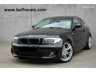bmw série 1 coupe 120i 170ch exclusive toitouvr/cuir/regvit/parksensor/gps/gar12mois