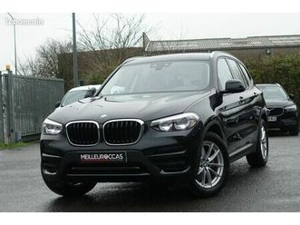 x3 s-drive 18da bva live cockpit/cuir sport chauffant/grand gps europe/carplay/caméra/hayon électrique/1°main/garantie 12 mois