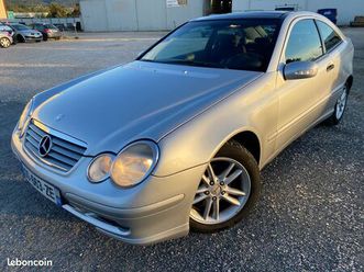 mercedes-benz classe c coupé c180 2l 130 ch boite auto gps / crit air 2