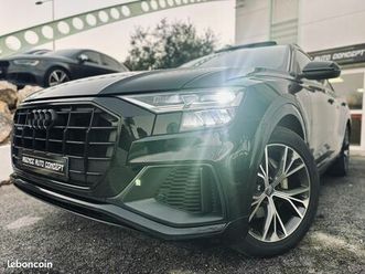 audi q8 50 tdi 3.0l 286ch quattro tiptronic s-line + entretien constructeur + 2eme main + toit ouvrant/panoramique + bang&olufsen + sieges elec/chauff/ventilees