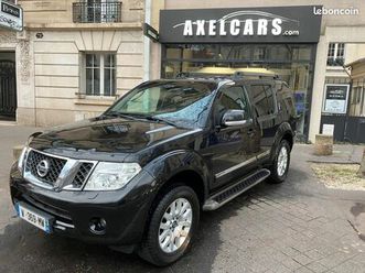 nissan pathfinder 3.0 v6 dci 231 chevaux 7 places toit ouvrant électrique sieges cuir electriques chauffants gps clim auto 2 zones régulateur de vitesse caméra 