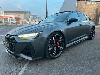 audi rs6 avant 4.0 tfsi 600 cv quattro carbon/t.o/ night vision/tête haute/ céramique/ cam 360°