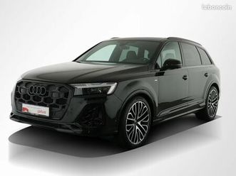 audi q7 60 e 490cv tfsi s line facelift + 360° + hud + att remorque + acc + toit pano