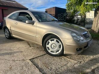 mercedes classe c 200 cdi 122ch bva (2) 141 008km 06/2004 coupé