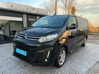 citroën jumpy iii spacetourer xl 2.0l bluehdi 150cv - 9 places - grip control - carplay - caméra - attelage - 12/2019