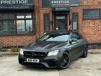 2018 (18) - e63 s 4matic+ premium 4dr 9g-tronic
