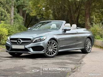 c400 cabriolet v6 333 cv fascination | française - saute vent pare brise élec. - échap. performance amg - sièges chauffants / ventilés - airscraft - cam 360° - 