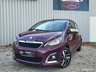 peugeot 108 1.2 vti décapotable camera ecran tactile jante allu véhicule garantie carnet entretien à jour