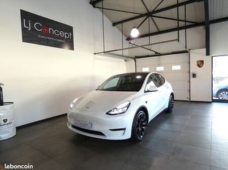 tesla model y grande autonomie dual motor awd - 1°main - origine france - tva - 52'525 km - toit panoramique - full led - caméra - jantes 20