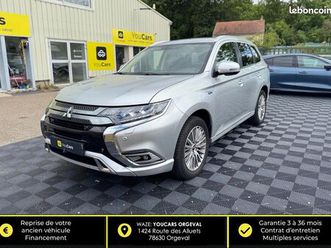 mitsubishi outlander phev 2.4l twin motor 225ch 4wd - eligible tout catégorie uber - cuir