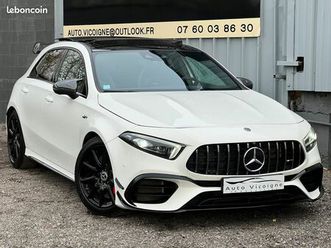 mercedes classe a 45 s amg speedshift 4matic + / toit ouvrant / caméra / park-assist / sièges chauffants / entretiens à jour