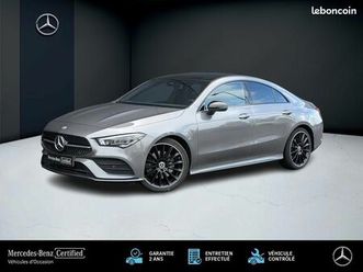 mercedes cla coupé 220 d amg line to sieges avants sport chauff