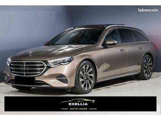 mercedes benz classe e 220 d 197 exclusive sw break 9g-tronic, digital, superscreen, pano, caméra 360°, disctronic, attelage tva récupérable