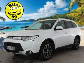 mitsubishi outlander 2,2 di-d intense at 4wd 5p * suomi-auto / acc / p.kamera / lohko+sisä / koukku / puolinahat * - hullut joulut 2,49% korkotarjous - kahdet r