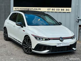 volkswagen golf 8 / vii gti 300 cv clubsport / affichage tete haute /toit ouvrant / virtual cockpit / park-assist / sièges ventilé / entretien à jours
