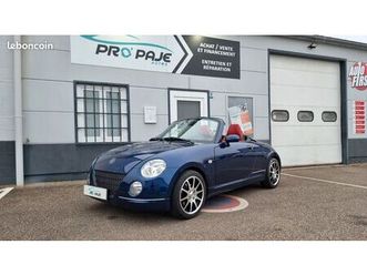 daihatsu copen 1.3 vvti 87 cv roadster/2e main/clim/cuir /suivi full/88 600km/s chauffants/gtie 12m