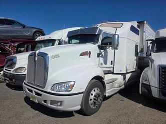 kenworth t680 sleeper semi truck thermo king reefer trailer cummins