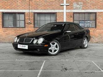 mercedes-benz clk55 amg cabriolet 5.4 v8 367 ch clk-class youngtimer 2002