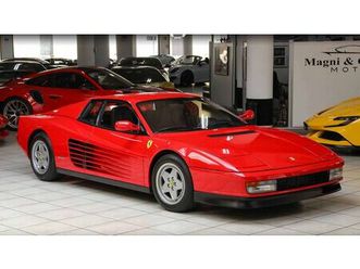 1990 ferrari testarossa rouge manuel, 5 vitesses in itali...