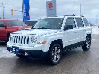 2016 jeep patriot high altitude 4x4 ~nav ~heated leather ~sunroo