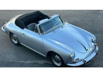 1960 porsche 356 argent manuel conduite à gauche in itali...