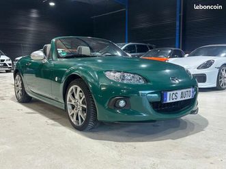 mazda mx-5 ncfl rc coupe performance serie sendo 2.0l mzr 160 cv / covering vert anglais / 1ere main / 61000 km