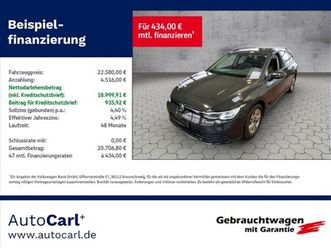 golf viii variant 2.0 tdi businessprem. klima led navi alu