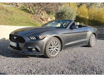 ford mustang convertible 2.3l 317 ch ecoboost (sièges chauffants/ventilés, pack shaker...) suivi 100% ford