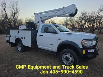 2021 dodge ram 5500 4wd 45ft insulated bucket truck 6.7l dsl 14k miles