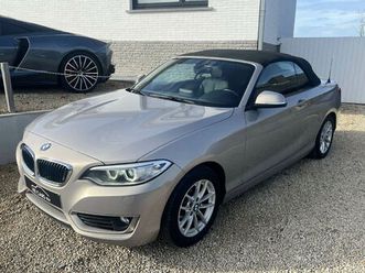 bmw série 2 220 d cabrio aut. leder,navigatie,verw. zetels,