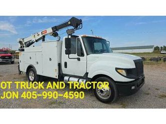 2016 international terrastar 7500lb crane mechanics servcie truck mill