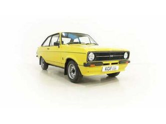 1977 ford escort jaune manuel, 4 vitesses conduite à droi...
