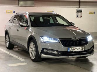 škoda superb combi 2.0 tdi scr scout 4x4 dsg