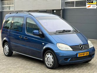 mercedes-benz vaneo 1.6 ambiente airco trekhaak nieuw apk