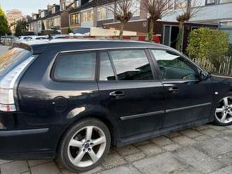 saab 9-3 1.8 t sport estate aut 2007 zwart — saab — marktplaats