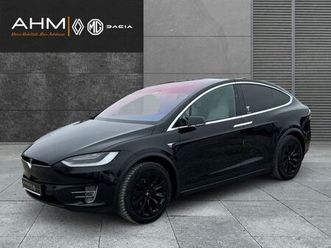 tesla model x dual 75kwh schwarz/weiß 7 sitzer