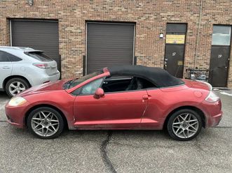 2011 mitsubishi eclipse gt-p v6 convertible-6 speed manual-$4999