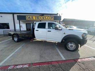 2023 ram 5500 crew cab 4x4 flatbed diesel