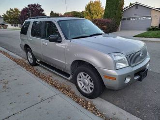 2003 ford mercury mountaineer suv three row leather seating awd